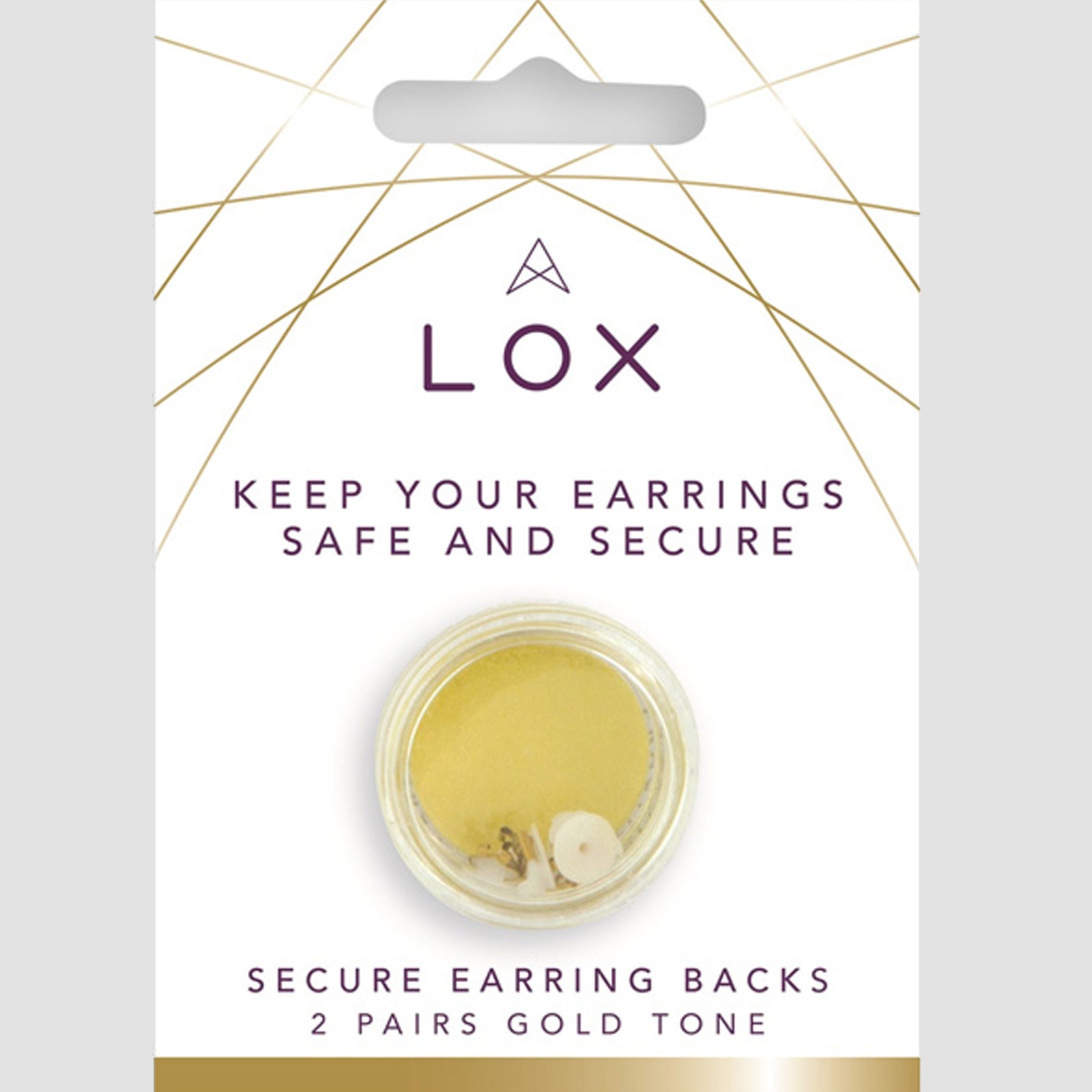 LOX GOLD TONE E/R BACKS