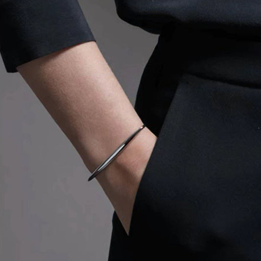 Shaun Leane Silver & Leather Quill Bracelet