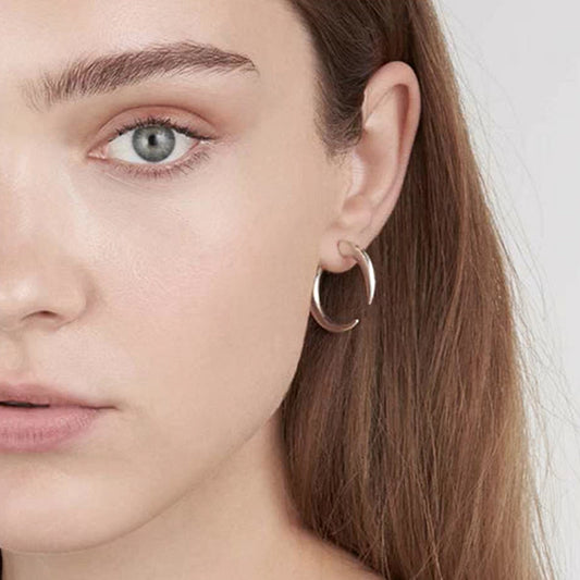 Shaun Leane Silver Talon Large Hoop Earrings  QU041.SSNAEOS