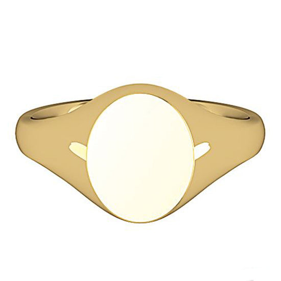 9Y 10X8MM OVAL SIGNET RING