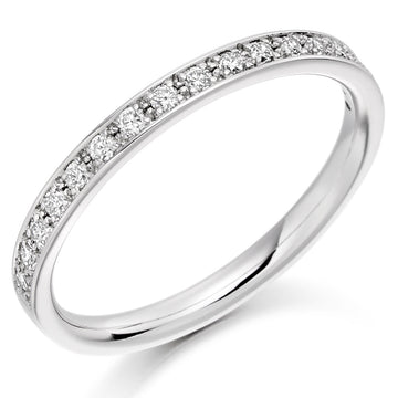 PLT DIAMOND 0.25CT ROUND BRILLIANT CUT ETERNITY RING