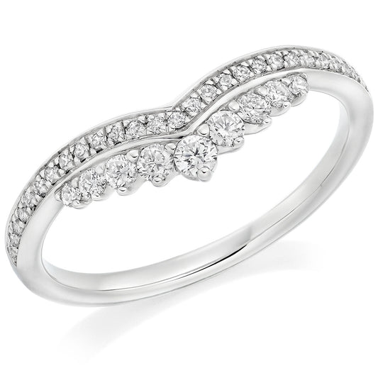 PLT DIA 0.30CT G/HSI BRILL TIARA RING