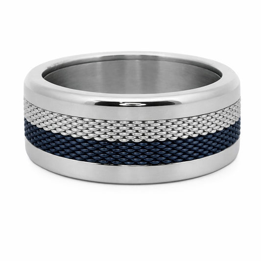 Bering Stainless Steel 3 Piece Symphony interlinking Ring set. | WR Bullen Norwich Jeweller | Buy UK Jewellery Online | Est. 1887