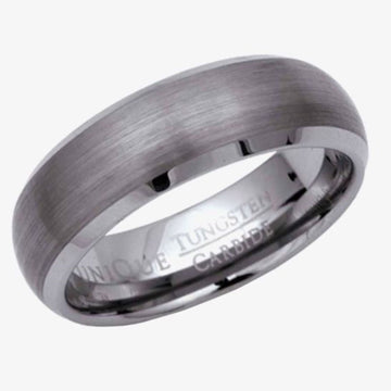 Tungsten 7mm Bevelled Edge | WR Bullen Norwich Jeweller | Buy UK Jewellery Online | Est. 1887