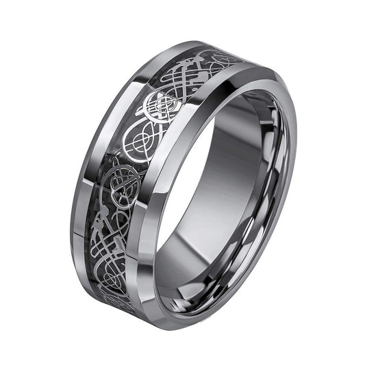 Tungsten 7mm +Wood/Shell | WR Bullen Norwich Jeweller | Buy UK Jewellery Online | Est. 1887