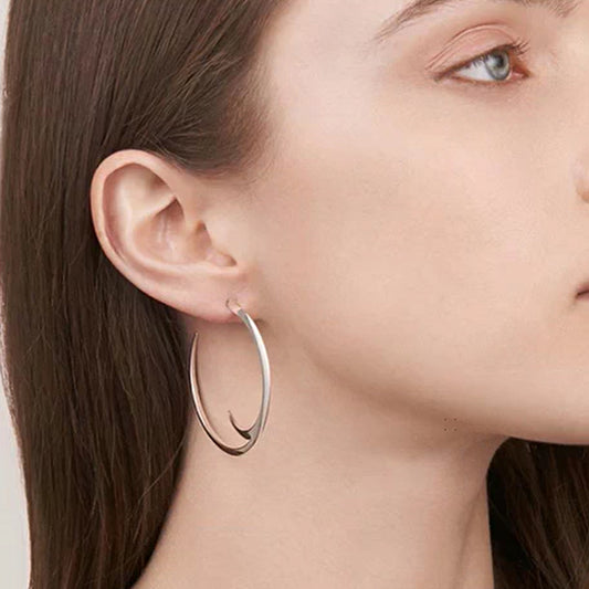 Shaun Leane Silver Talon Cat Claw Large Hoop Earrings SA013.SSNAEOS