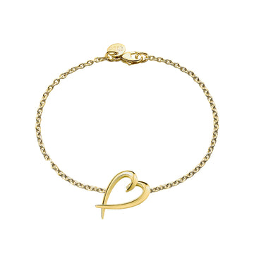 Shaun Leane Yellow Gold Vermeil Hook Heart Adjustable Bracelet