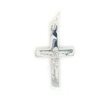 SIL 25X14MM CRUCIFIX