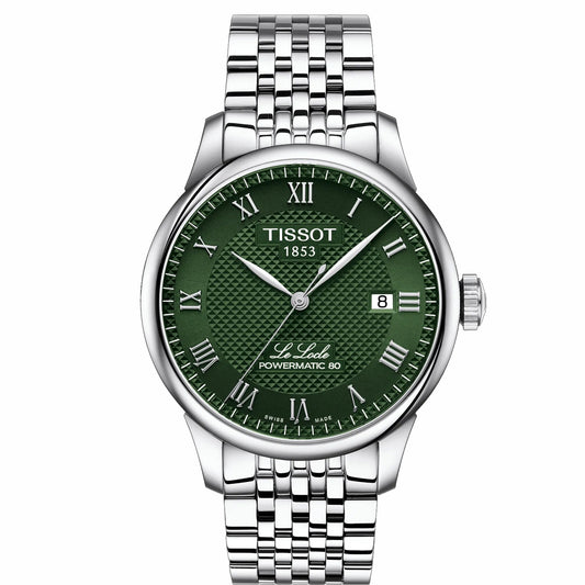 Tissot Gents Le Locle Green Dial Automatic Watch T0064071109300