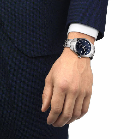 Tissot Gents Powermatic 80 Blue Dial Stainless Steel Watch T127.407.11.041.00