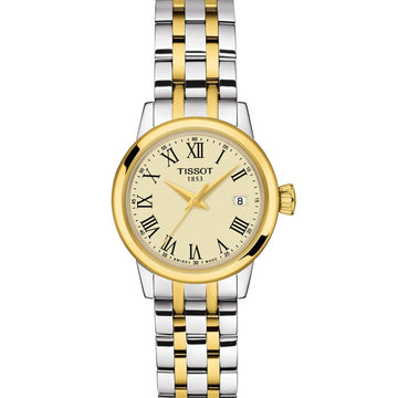 Tissot Ladies Classic Dream Two-Tone Cream Dial Quartz Watch  T129.210.22.263.00