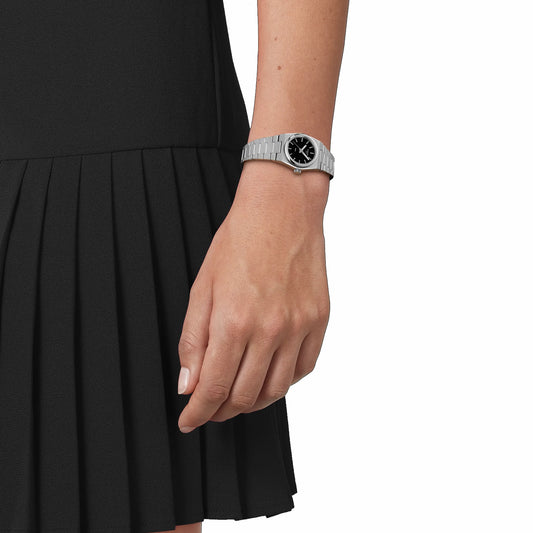 Tissot Ladies PRX Diamond 25mm Black Dial Quartz Watch T1370101105600