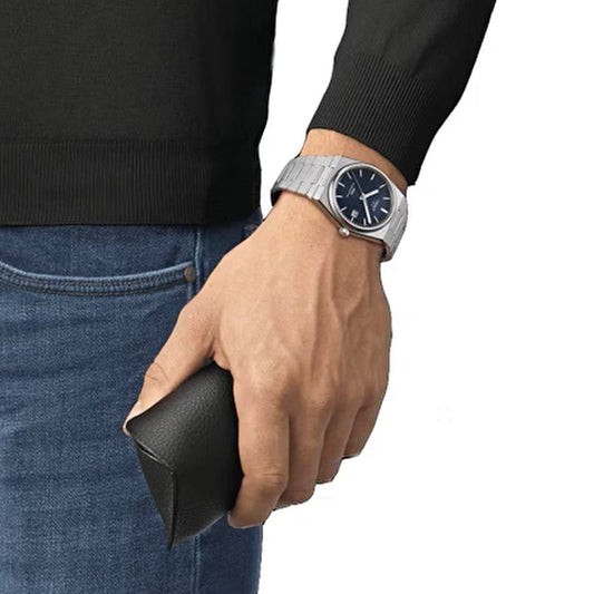 Tissot Gents PRX Powermatic 80 Blue Dial Watch T1374071104100