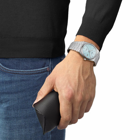 Tissot Gents Classic PRX Ice Blue Dial Powermatic Watch T137407113510