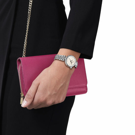 Tissot Ladies Desir Diamond Silver Tone Quartz Watch T1520101111600