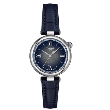 Tissot Ladies Desir 28mm Blue Dial Blue Strap Quartz Watch T1520101603801