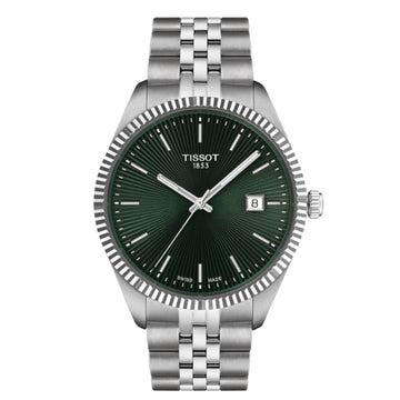 Tissot Gents Green Dial Ballade 40mm Bracelet Watch T1564101109100