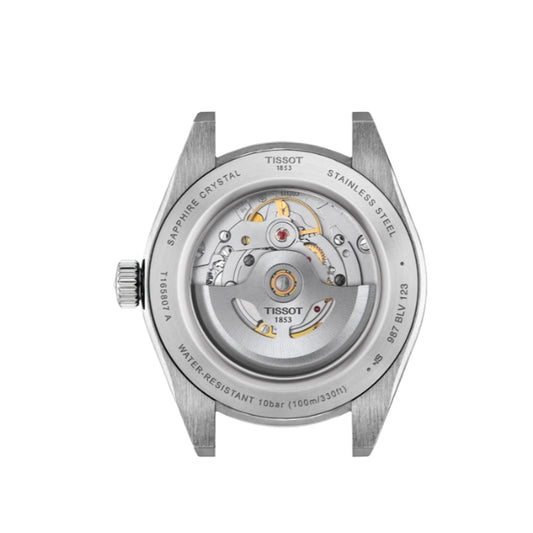 Tissot Gents Green Dial Powermatic Stainless Steel Watch T1658071109100