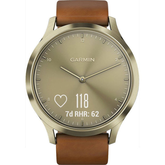 GARMIN VIVOMOVE HR-GP TAN - Supplied By: WR Bullen Norwich