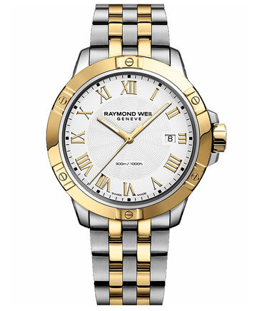 RAYMOND WEIL GENTS TANGO TWO-TONE WATCH 8160-STP-00308 - Supplied By: WR Bullen Norwich