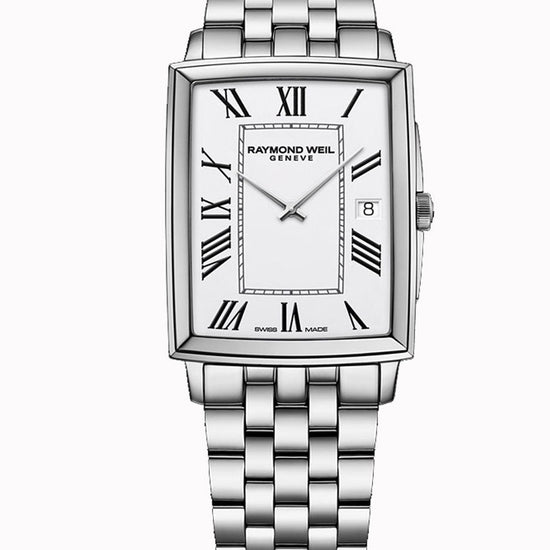 RAYMOND WEIL GENTS TOCCATA RECTANGLE QUARTZ WATCH 5425-ST-00300 - Supplied By: WR Bullen Norwich