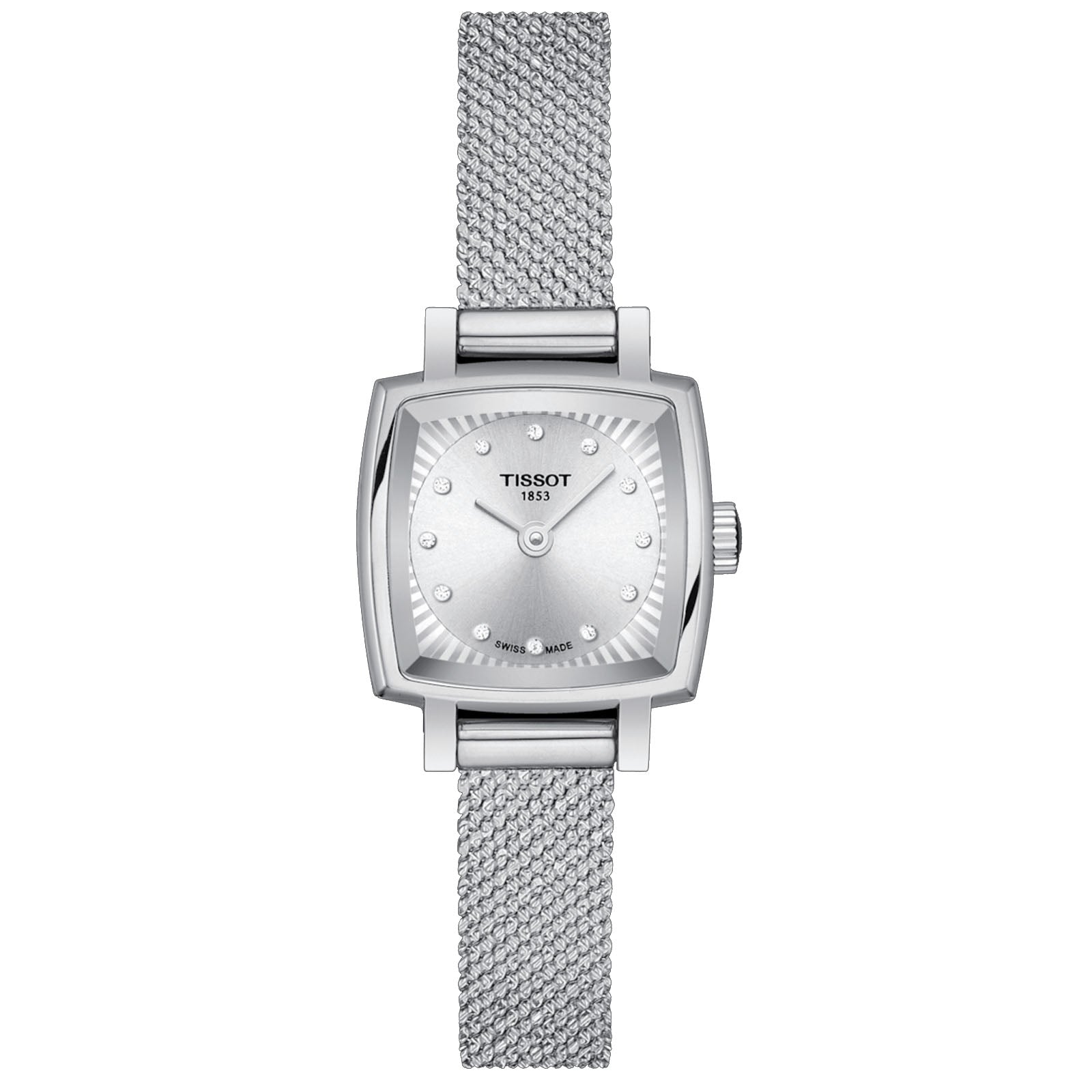 TISSOT LADIES SS SQUARE LOVELY T058.109.11.036.00 - Supplied By: WR Bullen Norwich