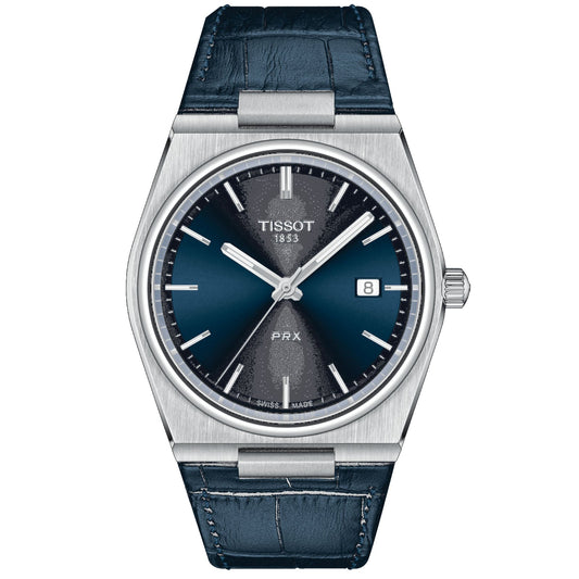 TISSOT GENTS BLUE DIAL PRX T137.410.16.041.00 - Supplied By: WR Bullen Norwich