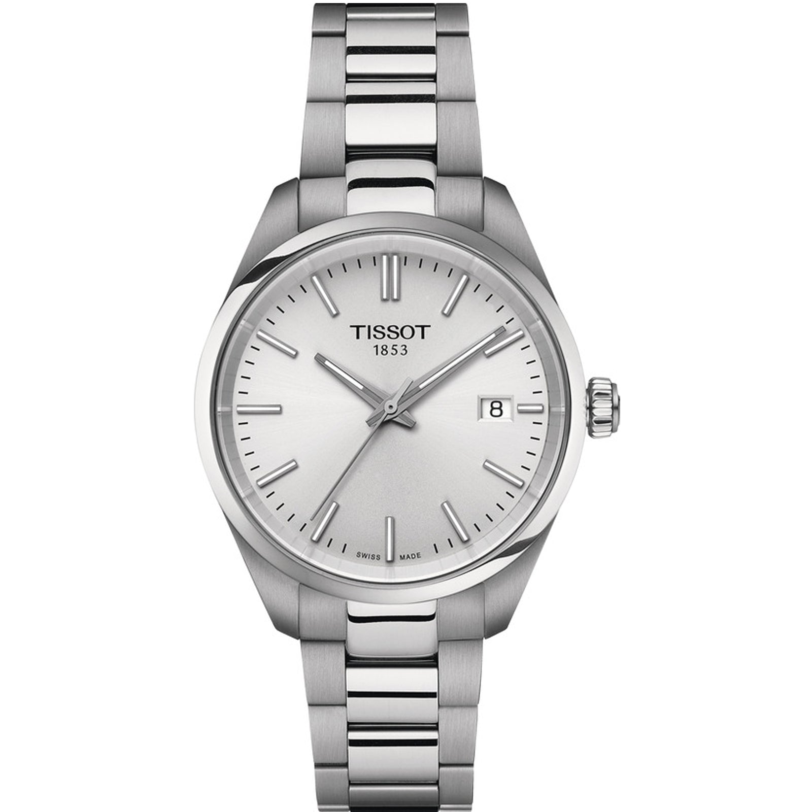 TISSOT PR100 SILVER DIAL T1502101103100 - Supplied By: WR Bullen Norwich